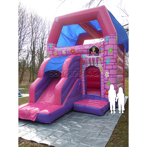 princess-slide springkasteel